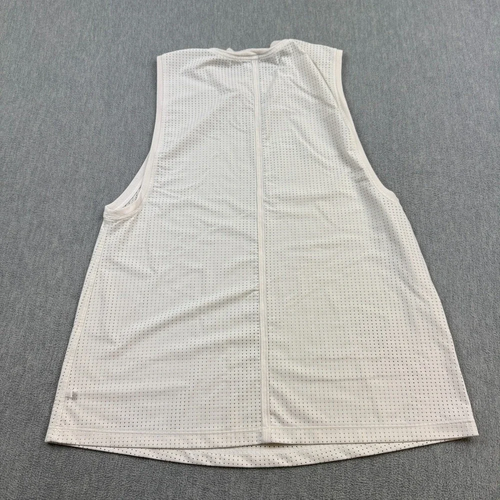 Lululemon Tank Top Women 2 White Breeze by Muscle Runnng Athletic Training Gym‎